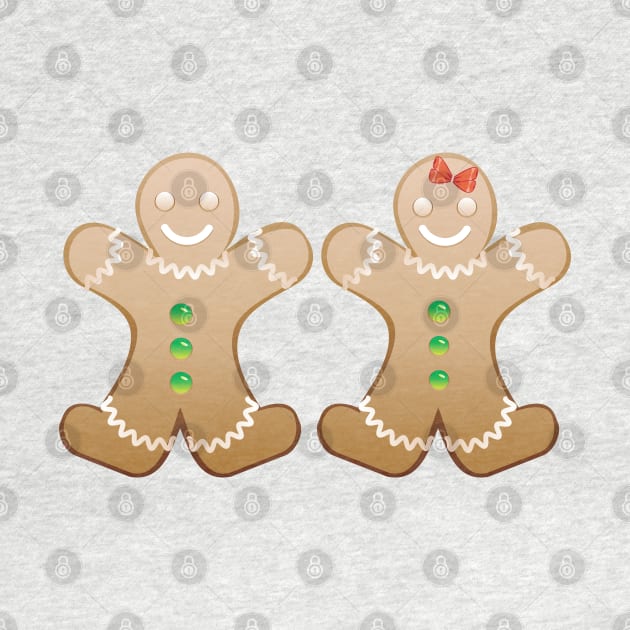 Smiling Gingerbread Cookies by AnnArtshock